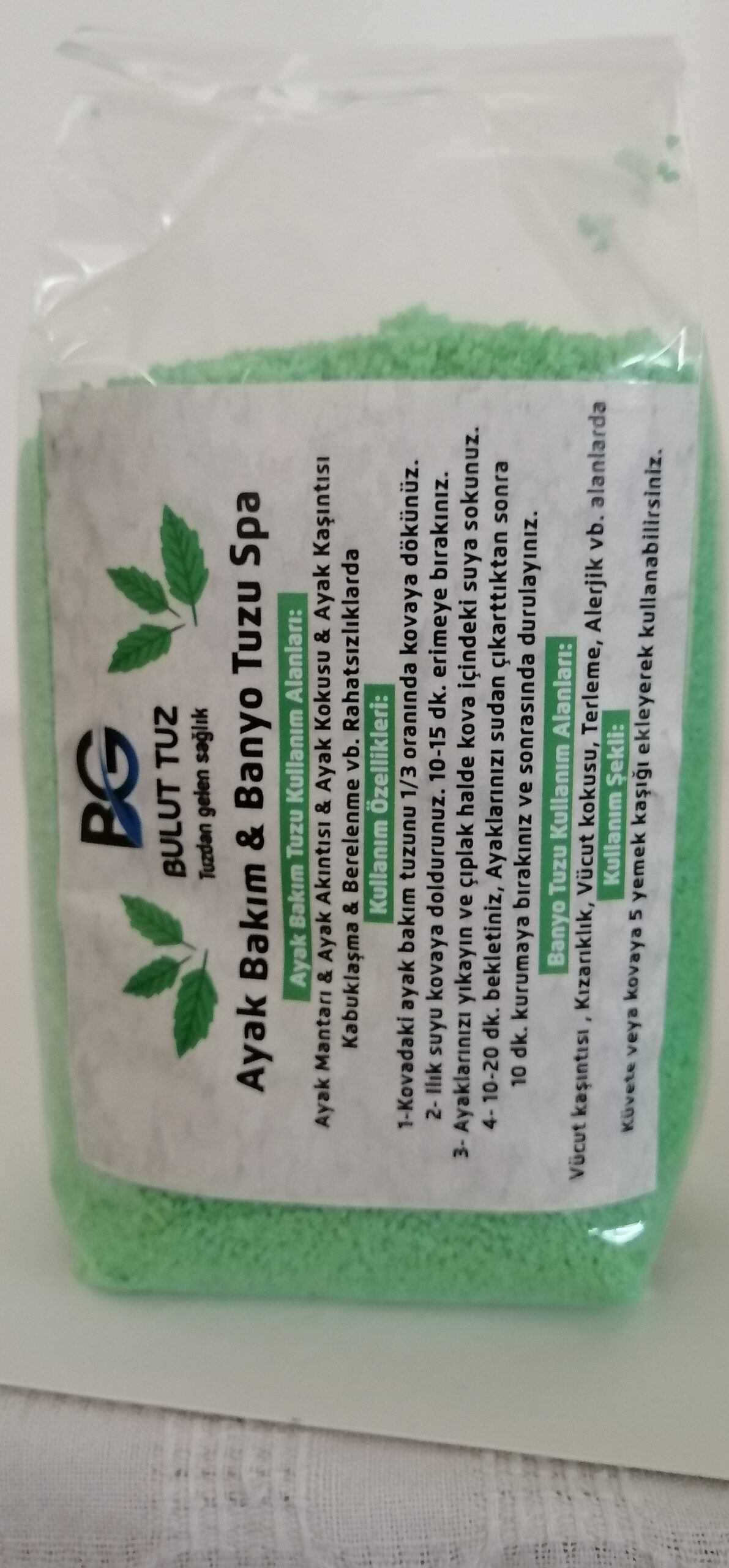 Ayak Bakım-Banyo Tuzu Naneli 700 gr - Görsel 2
